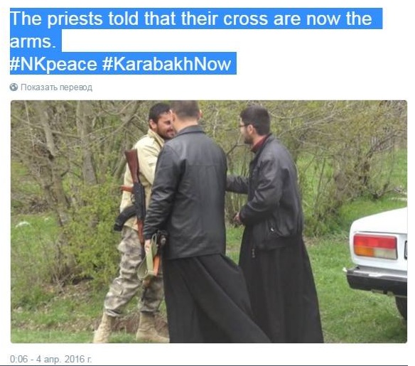 Les prêtres arméniens exhortent à tuer - PHOTO